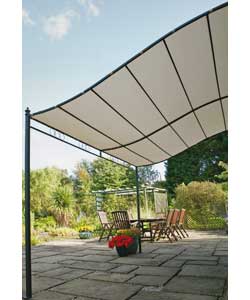 Greenhurst Wall Mounted Gazebo 3m - Black