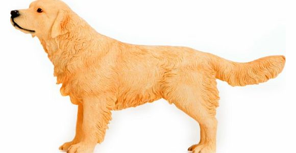 Greetingsbox Animal Figurines Golden Retriever Decorative Ornament Pet Dog Figurine