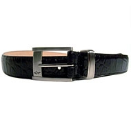 Greg Norman Croc Leather Textured Belt