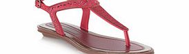 Athena red sandals