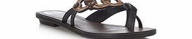 Grendha Magia black thong sandals