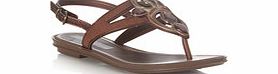 Grendha Magia bronze slingback sandal