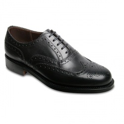 Mens Albert Leather Upper Leather Lining Leather Lining Brogues in Black, Rosewood, Tan