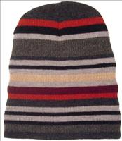 / Red Striped Woollen Hat by KJ Beckett
