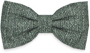 Grey Tweed Effect Bow Tie