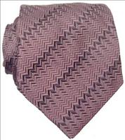 Grey Zigzag Necktie by Timothy Everest