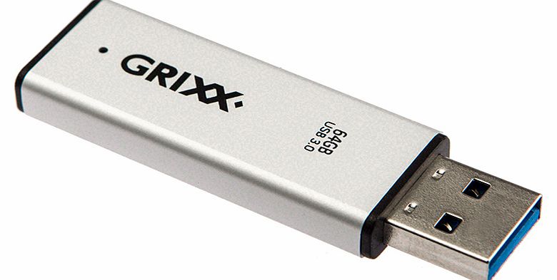 Grixx USB 3.0 Flash Drive 90m/s - 64GB