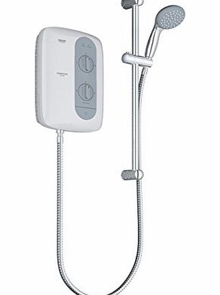 GROHE  Tempesta 100 9.5 KW Electric Shower - White/Night-Time Grey