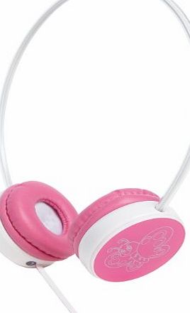 Groov-e GVMF01PK My First Headphones for Children with Volume Limiter - Pink Butterfly