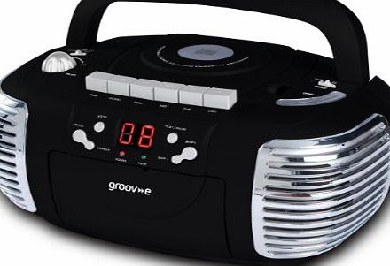 Groov-e GVPS813BK CD Radio/Cassettes