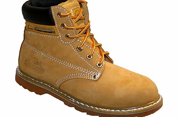 Groundwork LADIES SK21 LEATHER UPPERS SMART/CASUAL LACE UP STEEL TOE CAP SAFETY BOOT
