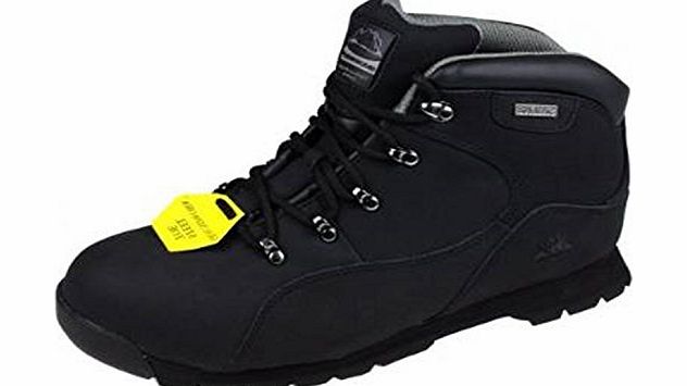 Groundwork MENS GROUNDWORK GR66 SAFETY STEEL TOE HIKING WORK SHOE TRAINERS BOOTS (10, BLACK)