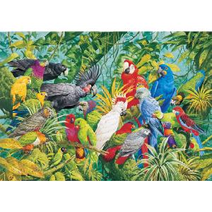 Grovely Jigsaws James Hamilton Grovely Puzzles Rainforest Parrots 1000 Piece Jigsaw Puzzle