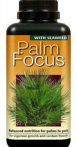 Growth Technology Ltd Palm Focus Unique Liquid Concentrated Fertiliser 500ml