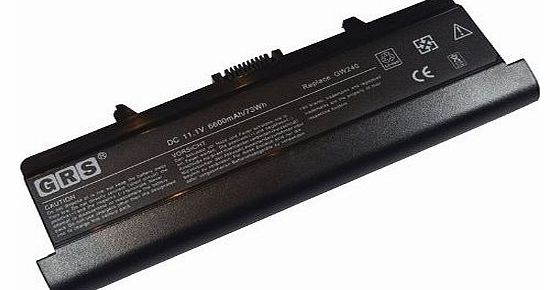 GRS Battery for Dell Inspiron 1545 6600mAh,11.1V, Li-Ion Accu, Laptop batteries