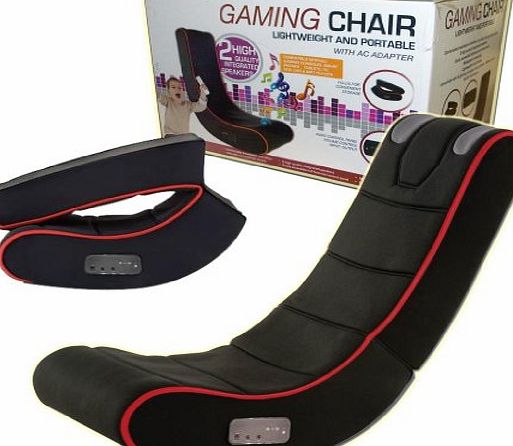 Guaranteed4Less PLAYSTATION IPAD GAMING CHAIR ADULTS KIDS CYBER ROCKER PLAY MUSIC IPHONE TABLET