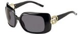 Gucci 3034/S Sunglasses D28(BN) BLACK SHINY (DK GREY) 58/18 Large