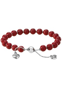 Gucci San Valentino Silver, Red Boule Bracelet