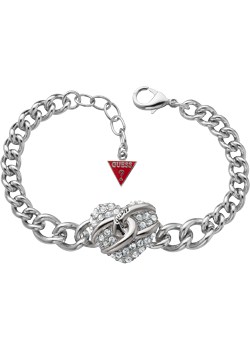 Guess Alloy Crystal Pave Heart Bracelet UBB70207