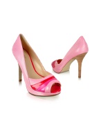 Hype - Pink Patent Peep-Toe Pump Shoes