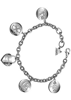 Guess Jewellery Guess Ladies Steel Charm Bracelet USB11001