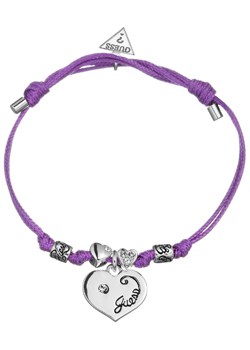 Guess Lilac Cord Friendship Bracelet UBB12024