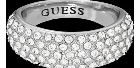 Guess Pave Tapered Ring - Ring Size 52 UBR51431-52