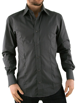 Anthracite Double Cuff Shirt