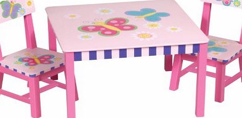 GuideCraft  Butterfly Table and Chairs Set