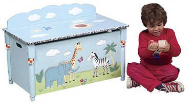 Guidecraft Safari Toy Box