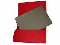 GUILDHALL Red PW3 portfolio wallets with 35mm capacity,