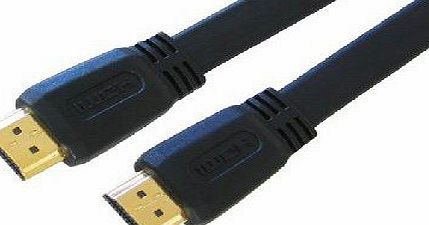 - Flat 5m 5 Metre HDMI to HDMI 1.4 Version High Speed With Ethernet Gold Connectors Cable for All Brands including Sony, Panasonic, Samsung, JVC, LG, Sharp, Plasma, LED, LCD, TV, HD,