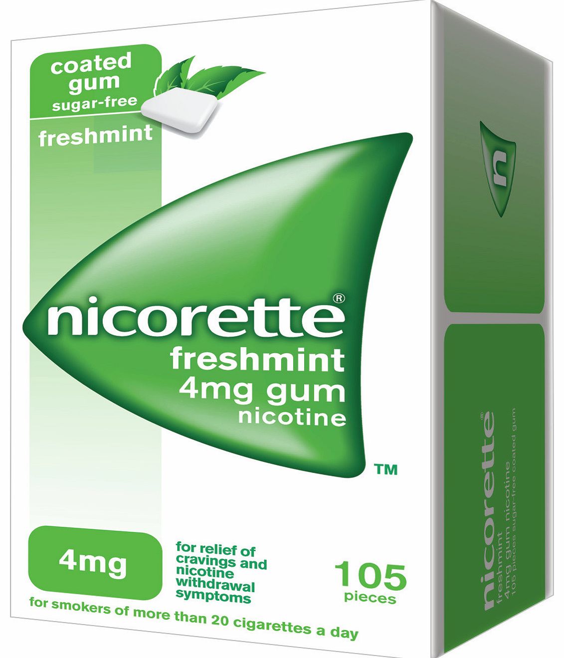 Nicorette Freshmint Gum 4mg