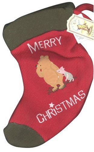 Gund Classic Pooh Xmas Stocking & 2 Free Jointed Characters (45428)