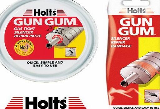 GunGum Gun Gum Exaust Repair Bandage amp; Paste Kit