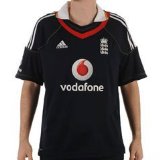 adidas England ODI Cricket Shirt Dark Navy Medium