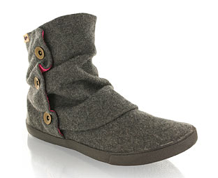 Guppy Love Ankle Boot With Triple Button Feature