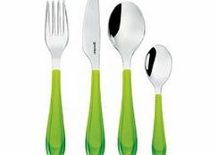 Guzzini Gocce Two Tone Cutlery Green Fork