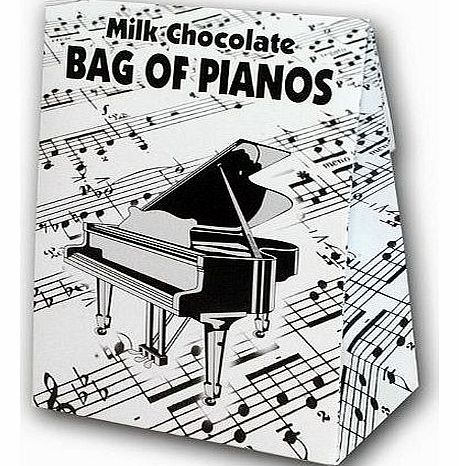 Belgian Milk Chocolate Bag Of Pianos - 100g