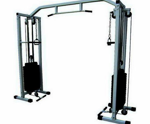 GYM MASTER Cable Crossover Machine W/150kg Weight Home Gym