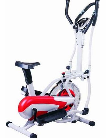 New Design Gym Master 2 in 1 Exercise Bike and Cross Trainer Brand New Model in Red