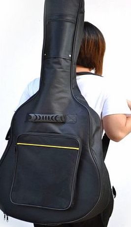 Padded Full Size Acoustic Classical Guitar Bag Case Cover Black
