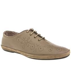 Male Gainsbourg Punced Lace Leather Upper in Beige, Black