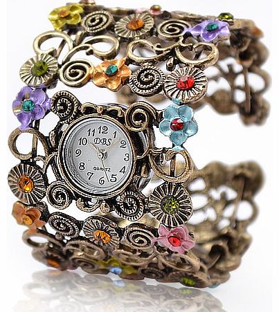 AMPM24 Fashion Multicolour Crystal Lady Bracelet Bangle Watch
