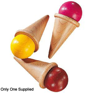Wooden Ice Cream Cone