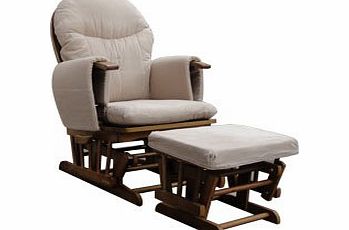 Habebe Glider Rocking Nursing Recliner Maternity Chair with footstool ***WITH BRAKE   WASHABLE COVERS***