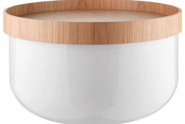 Bert Storage Coffee Table - White