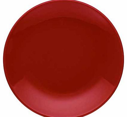 Habitat Couleur Set of 4 Red Dinner Plates