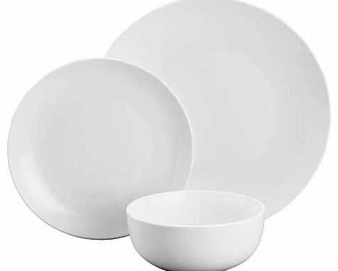 Uno 12 Piece Porcelain Dinnerware Set