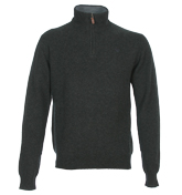 Charcoal 1/4 Zip Sweater